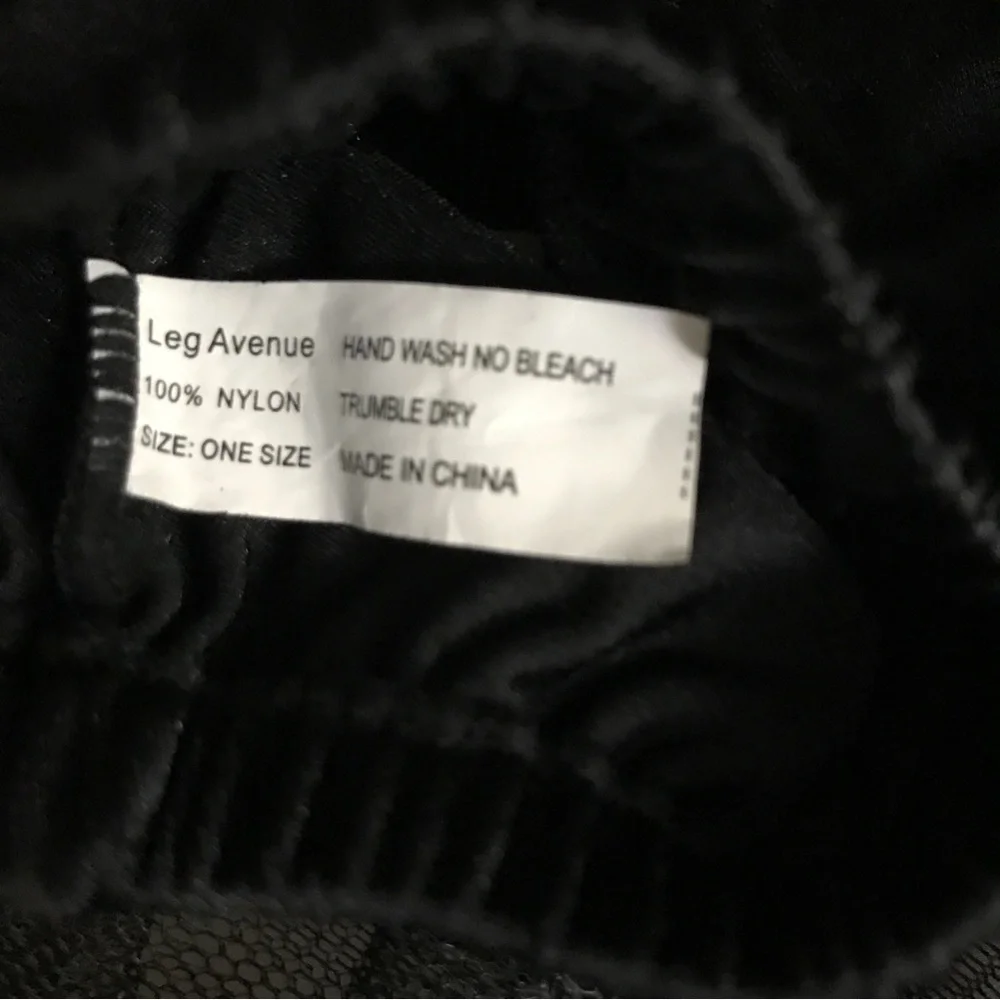 Leg Avenue Black Lace‎ edge Petticoat VGUC bin CTRR - Picture 4 of 5